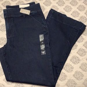 Trouser split hem jeans